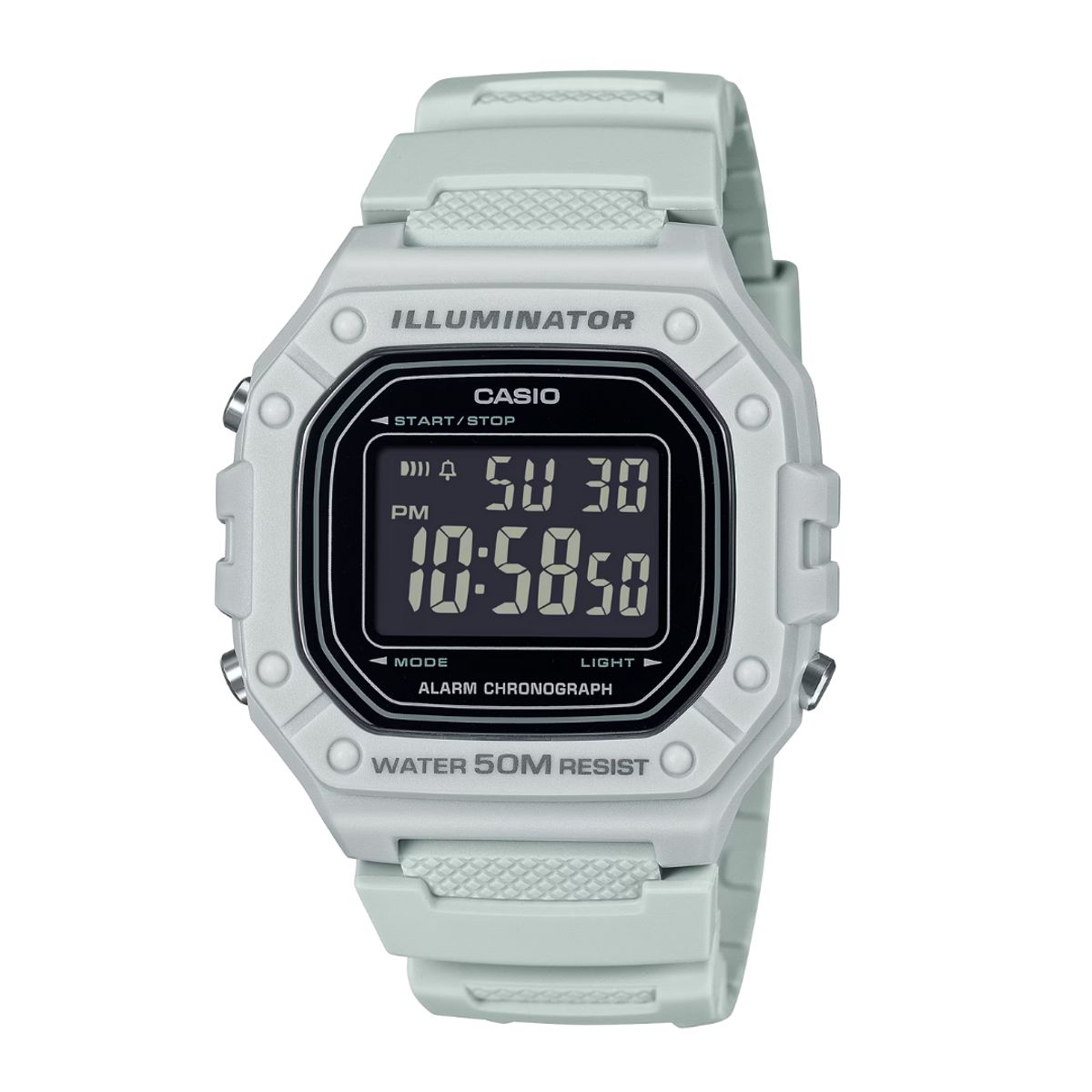 CASIO - Reloj Casio Hombre W-218H-8B Diseño Deportivo
