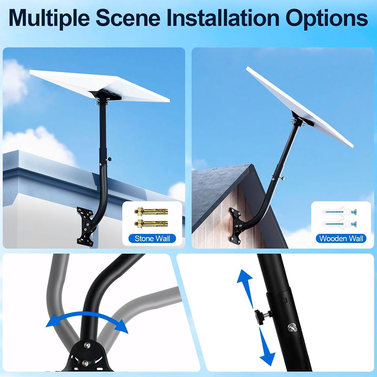 GENERICO - Soporte Acoplador Para Antena Starlink Estándar V4