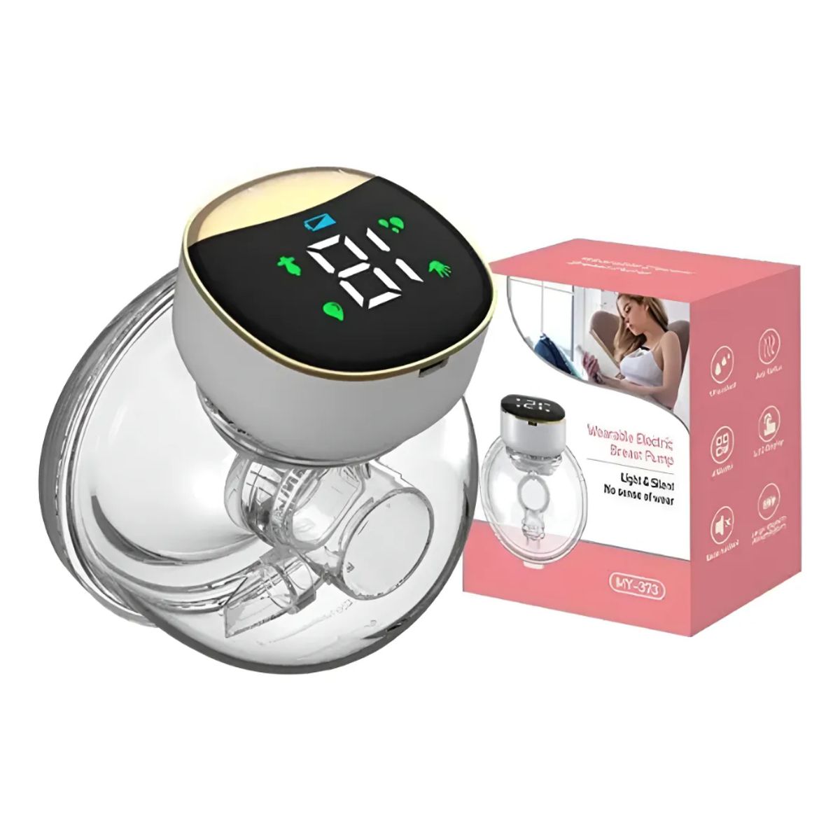 GENERICO - Extractor De Leche Materna Manos Libres Portátil Recargable