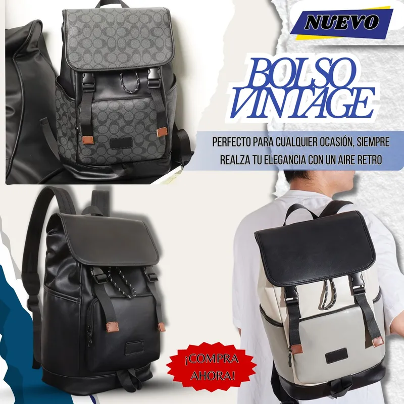 BOLSOS Y ACCESORIOS MB - BOLSO CUERO PARA HOMBRE ELEGANTE PARA TRABAJO O ESTUDIO