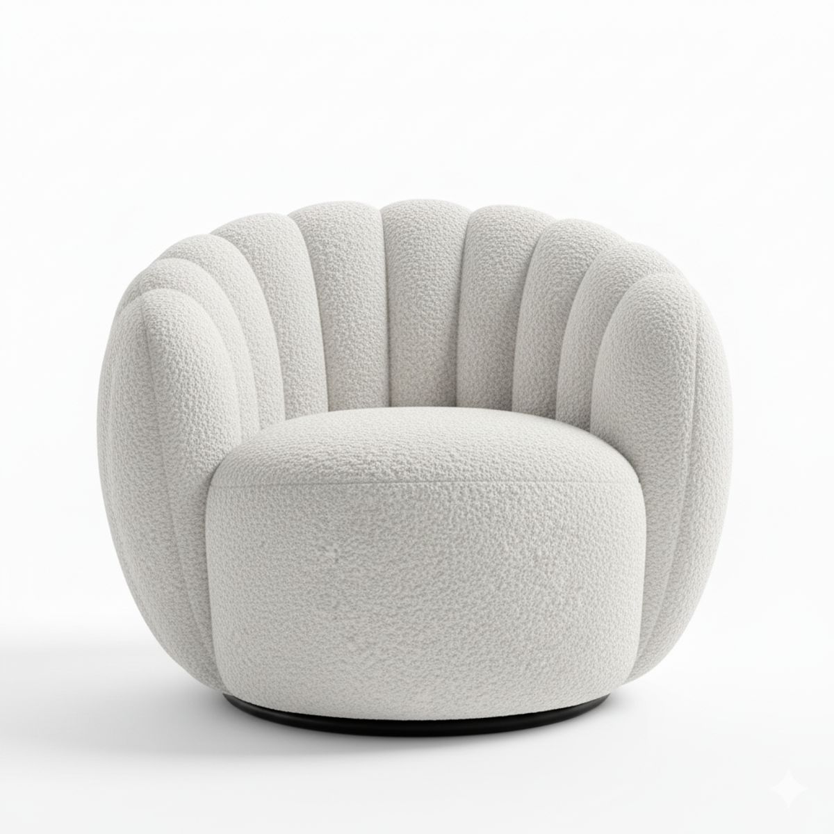 GENERICO - Mueble moderno o silla Gardenia tipo puff redondo para Sala de estar