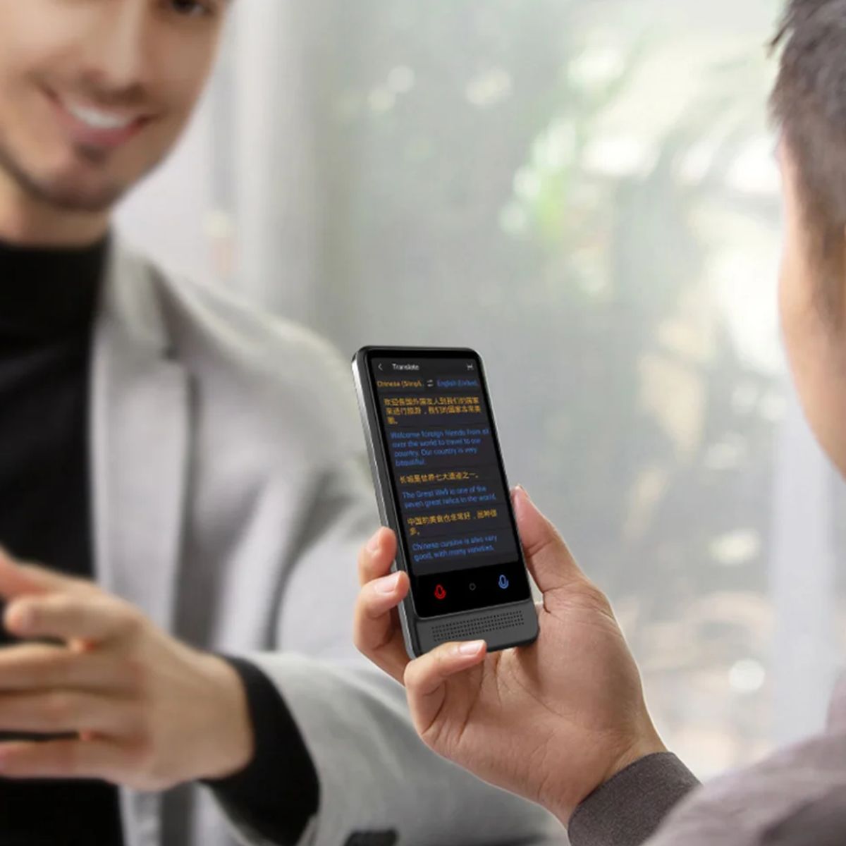 GENERICO - Traductor Inteligente Ia Con Voz 138 Idiomas Tiempo Real M12