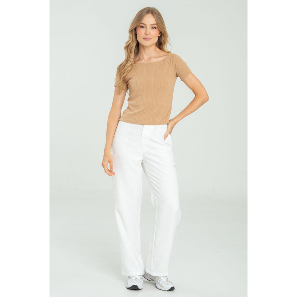 RAGGED - Pantalon etthia Blanco crudo Ragged