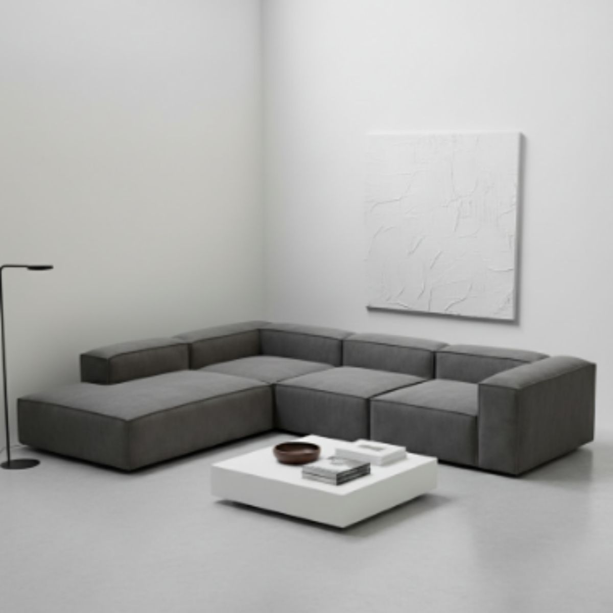 GENERICO - Sala Modular Verona 7 Puestos en L Moderno