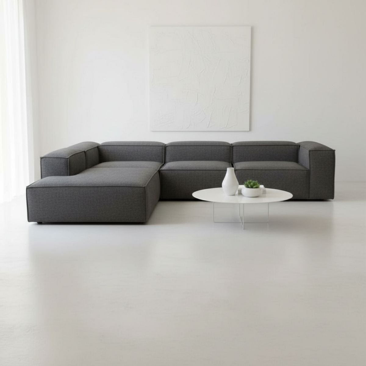 GENERICO - Sala Modular Verona 7 Puestos en L Moderno