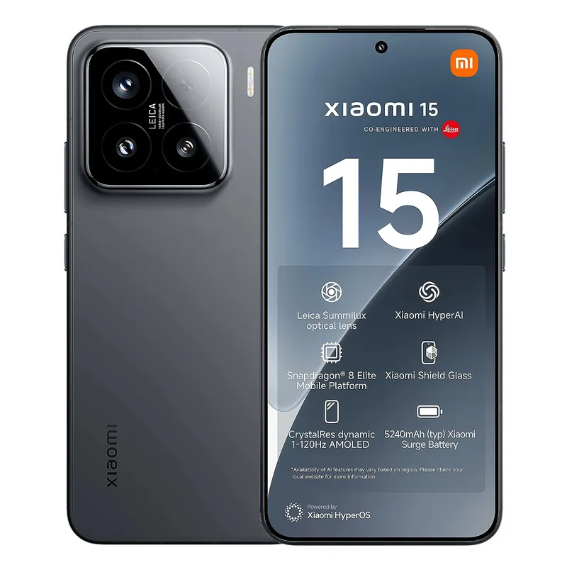 XIAOMI - Celular Xiaomi 15 256GB 12GB RAM Negro