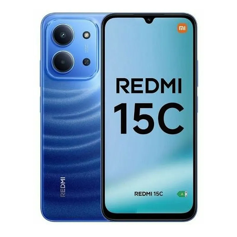 XIAOMI - Celular Xiaomi Redmi 15C 128GB 4GB RAM Ampliable a 8GB Azul