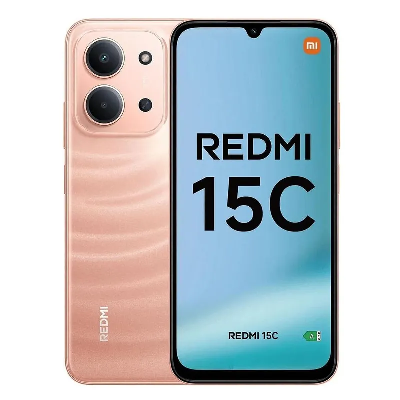 XIAOMI - Celular Xiaomi Redmi 15C 256GB 4GB RAM Ampliable a 8GB Naranja