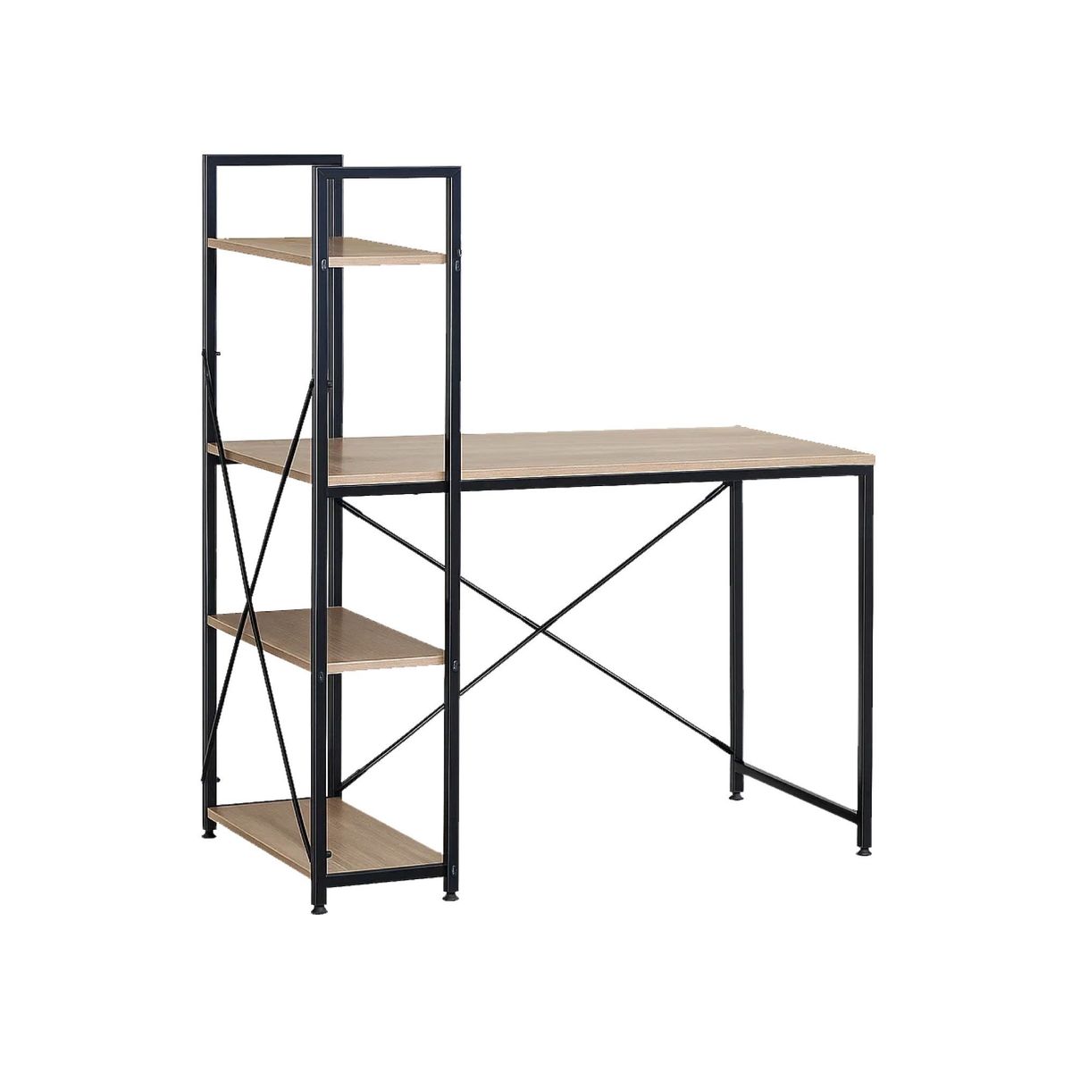 DIMATEX LEON - Escritorio Mesa Pc Oficina 4 Espacios Industrial Reflolita