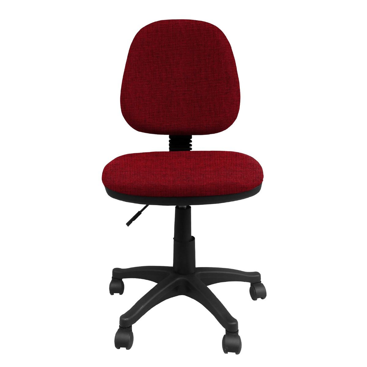 ADEQUAR - Silla de Escritorio Espalda Media tapizado Rojo Tomate