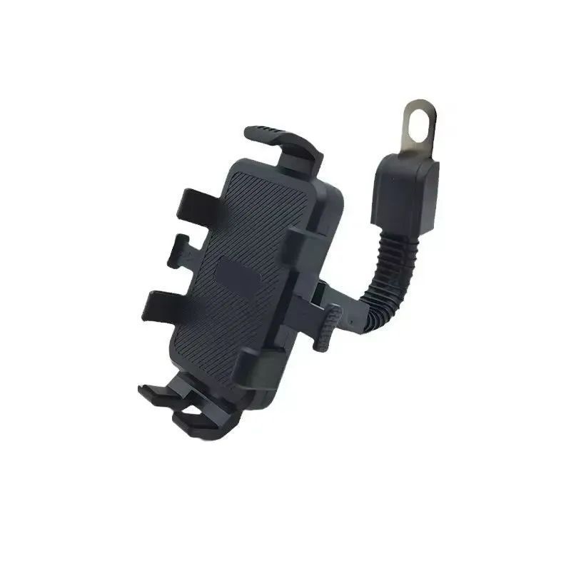 GENERICO - Holder para Moto de Espejo BY555 Ajustable Negro