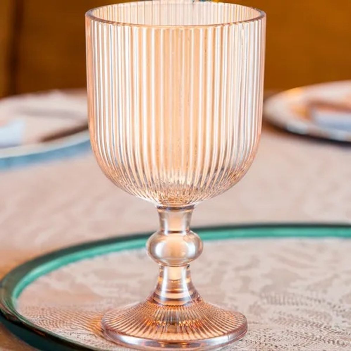 OCT GLASSWARE - SET 6 COPAS VIDRIO AMBAR 12.5 ONZAS