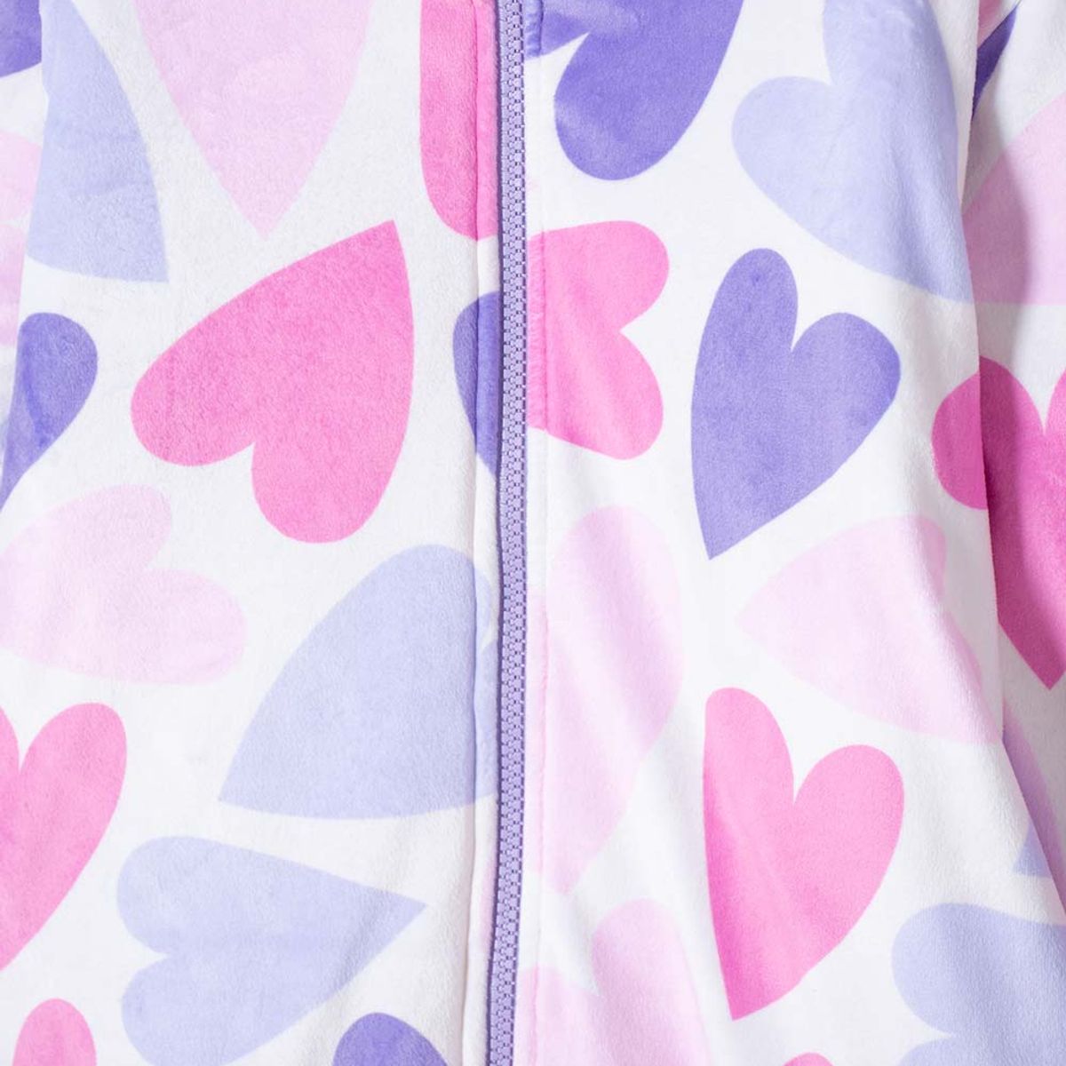 MIC - Chaqueta Mic multicolor con estampado de corazones para niña