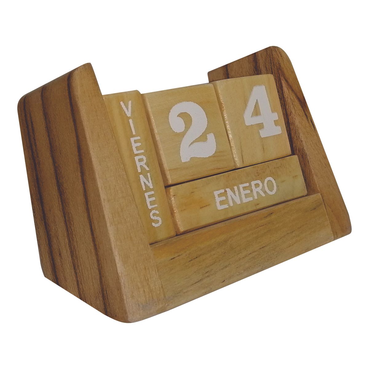 MAFEGO - Calendario infinito en madera MFG1091 Madera blanco