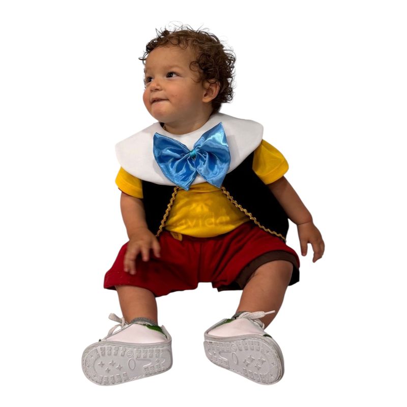 BRYKE - Disfraz Niño Pinocho Cosplay  tallas 2-4-6-8'10'12