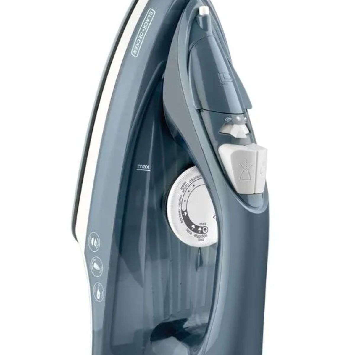 BLACK+DECKER - Plancha de Vapor Black + Decker Golpe de Vapor Azul
