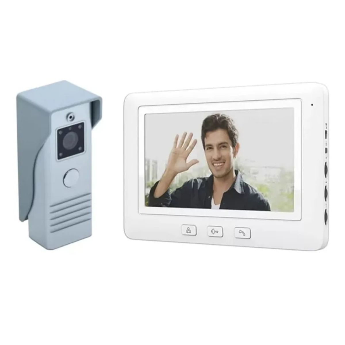 GENERICO - Timbre video portero alambrico audio doble via MONITOR 7