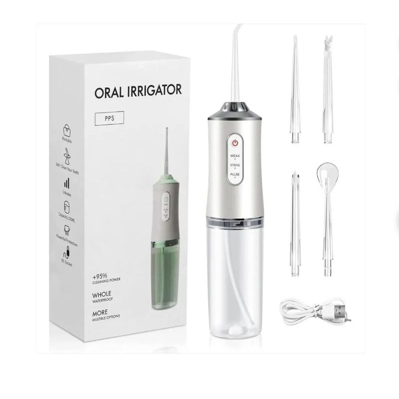 GENERICO - Irrigador Oral Limpieza Dental Profunda Recargable