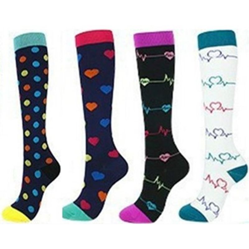 GENERAL - Medias de Compresion Unisex 20-30 mmHg Set x 4