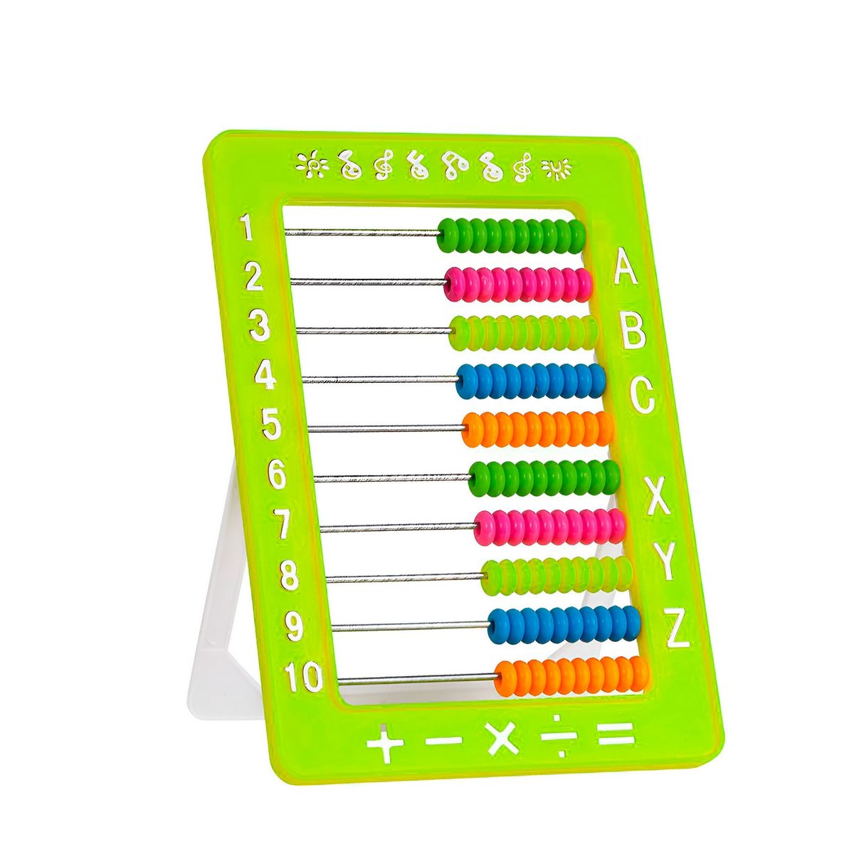 GENERICO - Abaco Multicolor Aprendizaje Letra Numeros Unisex