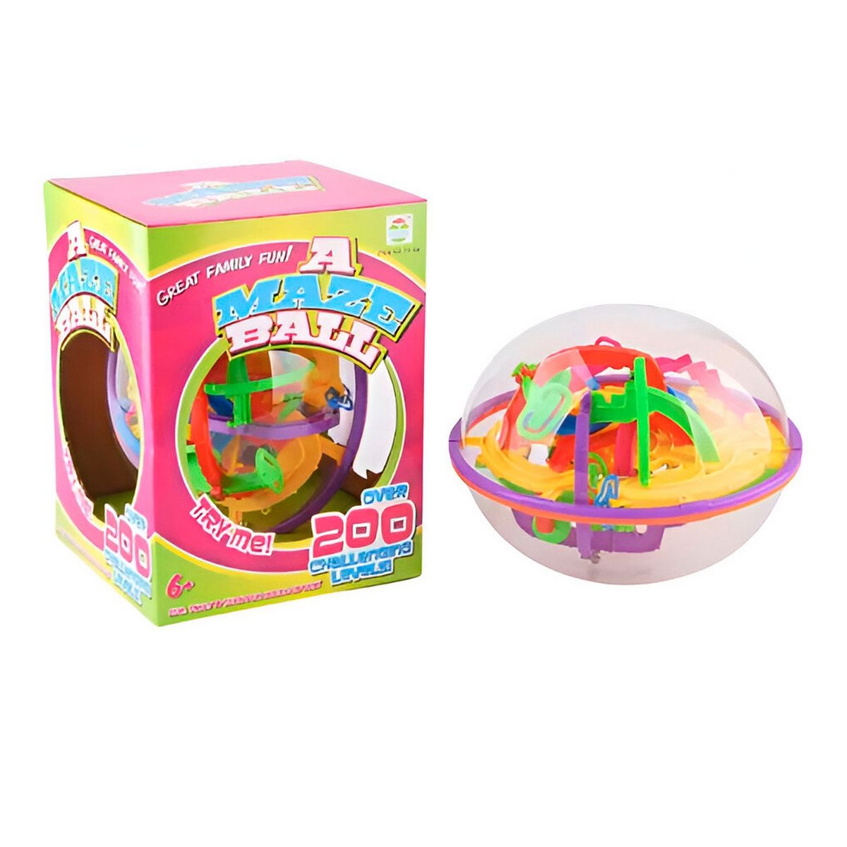 GENERICO - Juego Laberinto 3d Pelota Didactica Aprendizaje Juguete