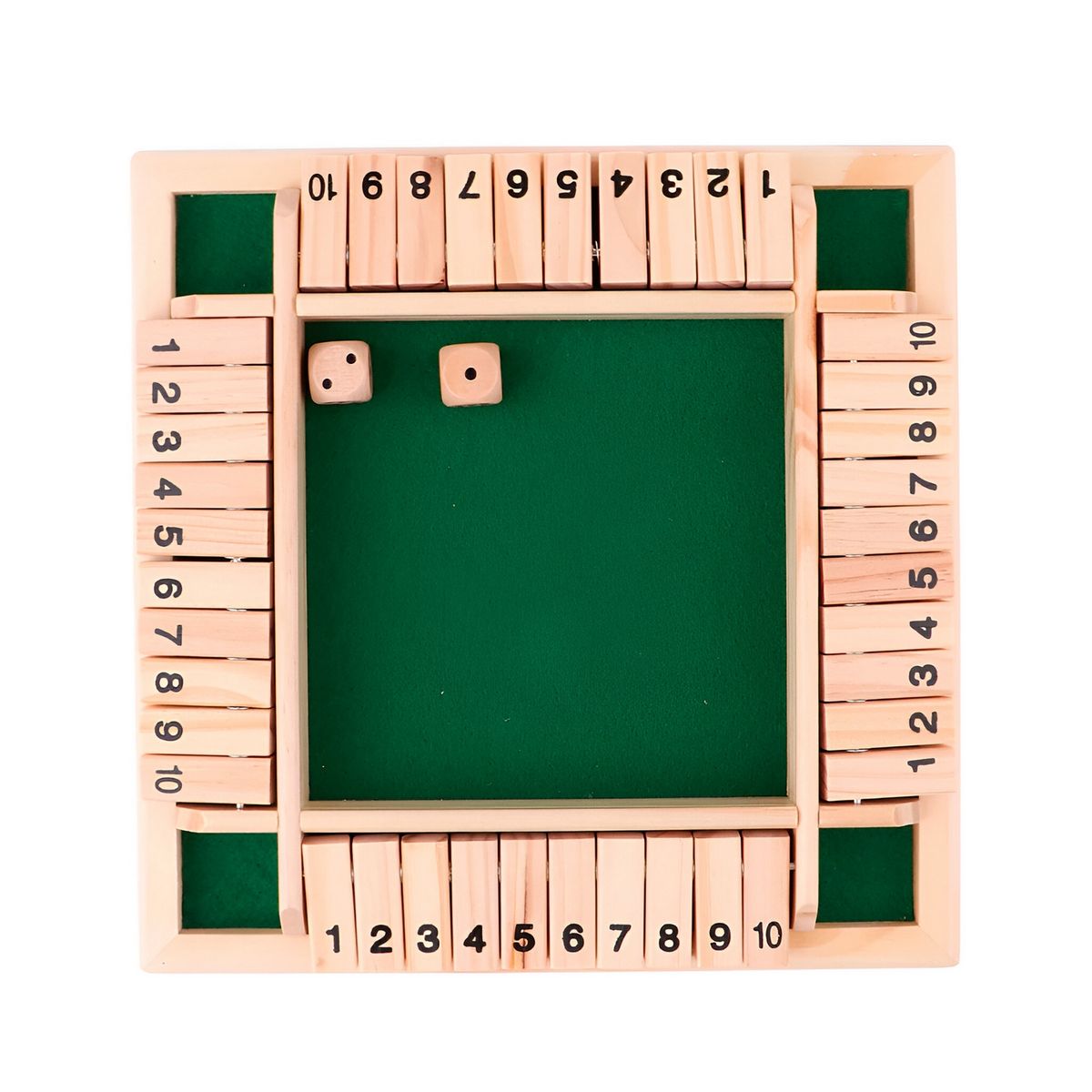 GENERICO - Juego De Mesa Cierra La Caja En Madera Interactivo