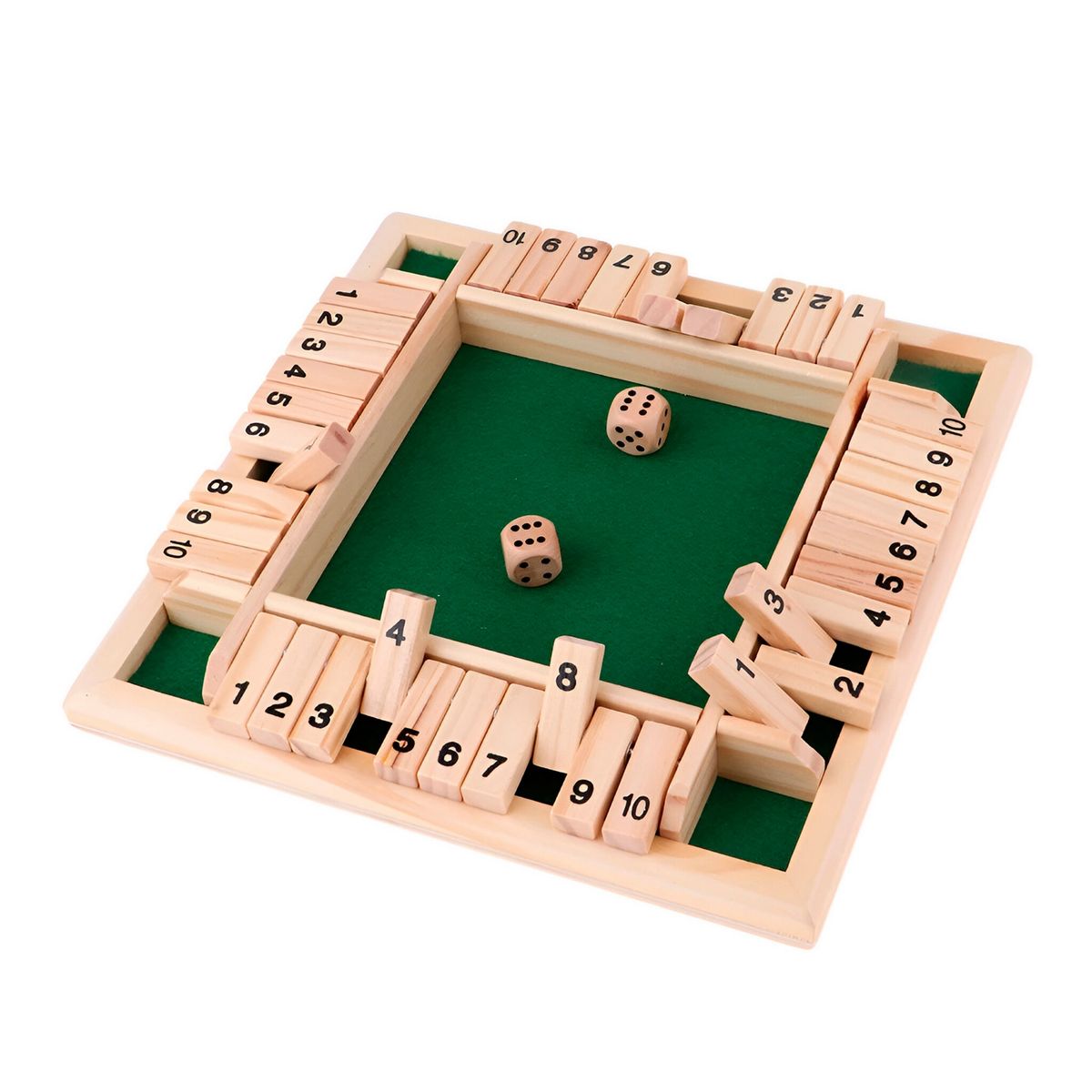 GENERICO - Juego De Mesa Cierra La Caja En Madera Interactivo