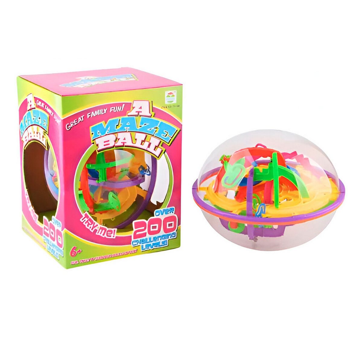 GENERICO - Juego Laberinto 3d Pelota Didactica Aprendizaje Juguete