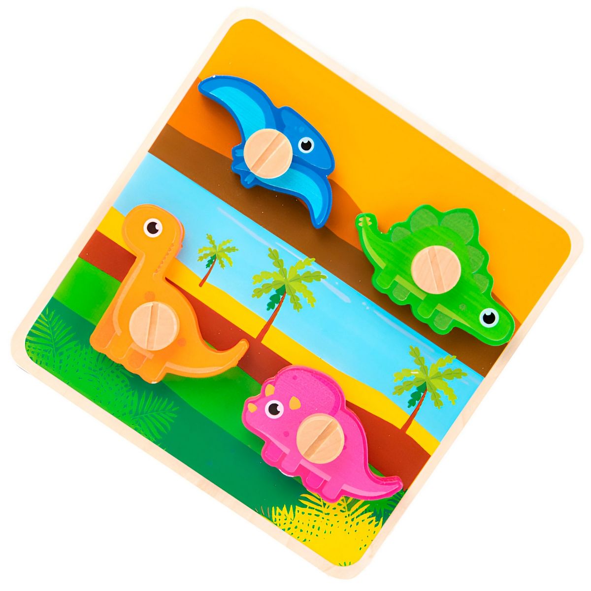 GENERICO - Tablero Aprendizaje Madera Personajes Destornillador Niños