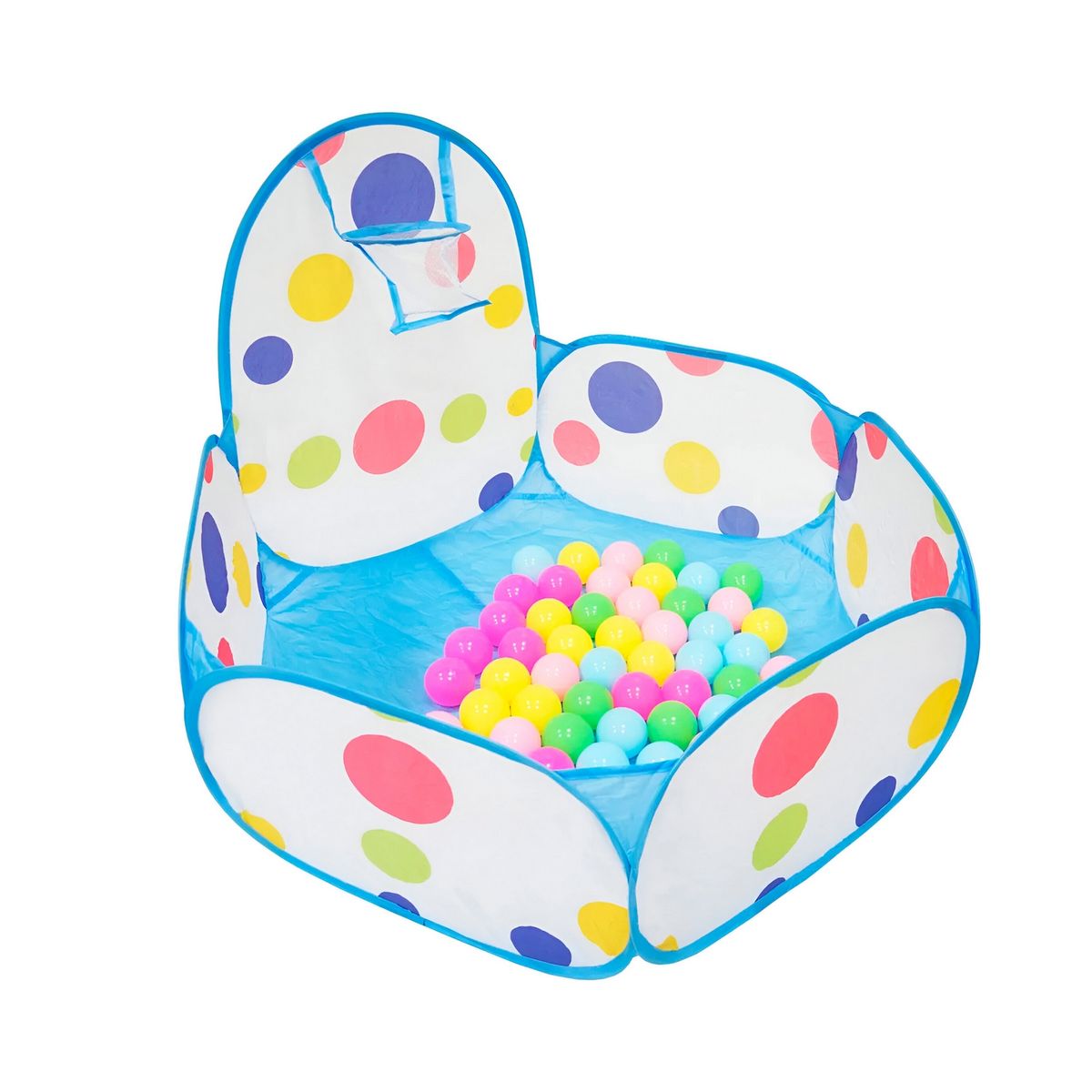 GENERICO - Piscina De Pelotas Interactiva Plegable Canasta Basketball