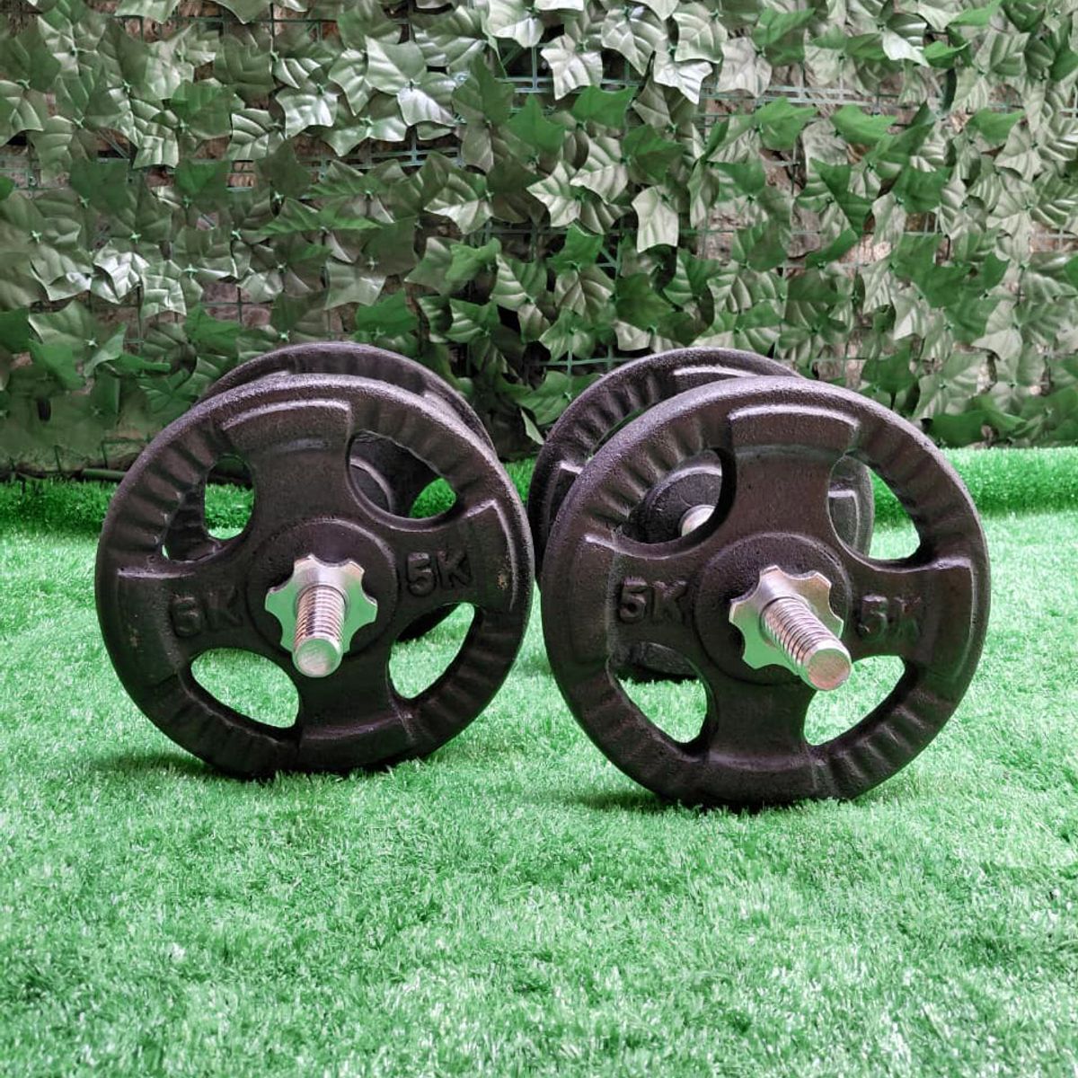 GENERICO - Kit Pesas Mancuernas 50 Kg Set Convertible Gym Acero Hierro