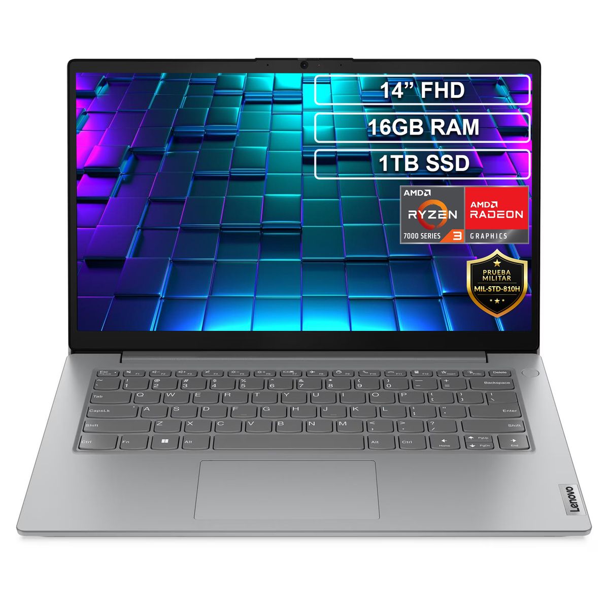 LENOVO - Portátil Lenovo V14 G4 AMN AMD Ryzen 3 7320U 16GB 1TB FHD 14