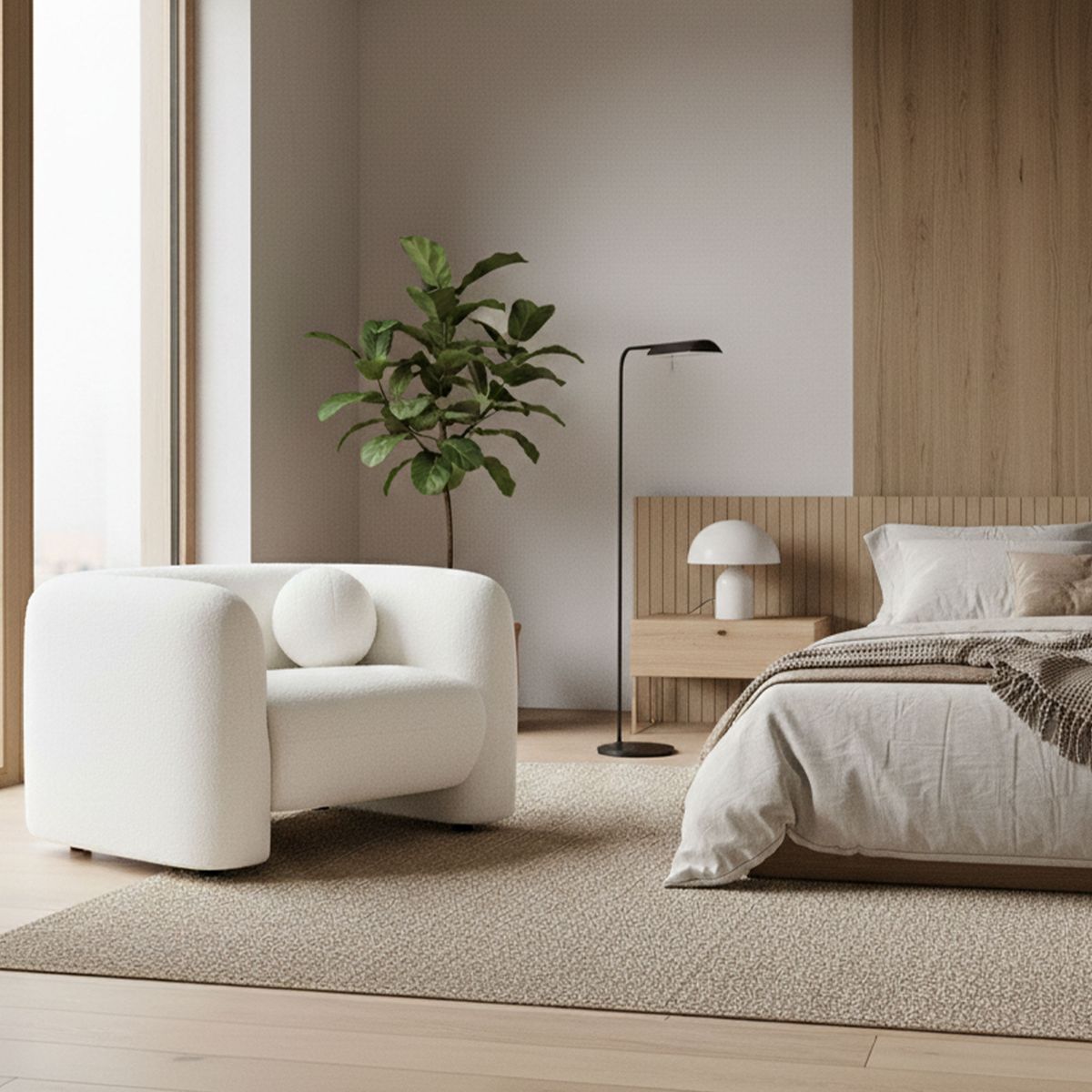 GENERICO - Silla Moderna LEIREN para sala de estar