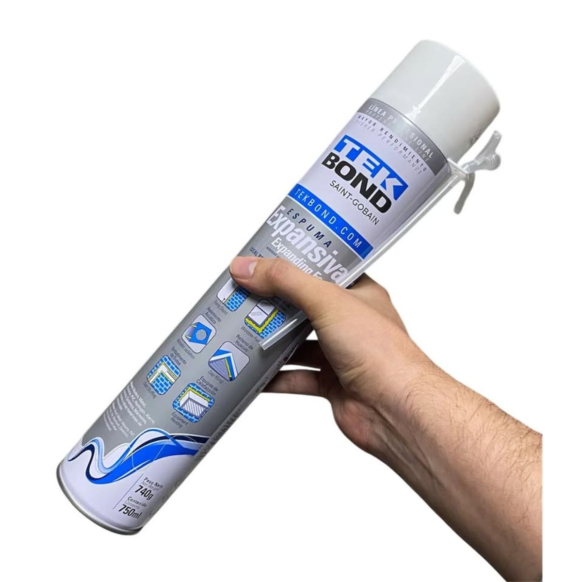 GENERICO - Espuma Expansiva de Poliuretano Tekbond 750ml