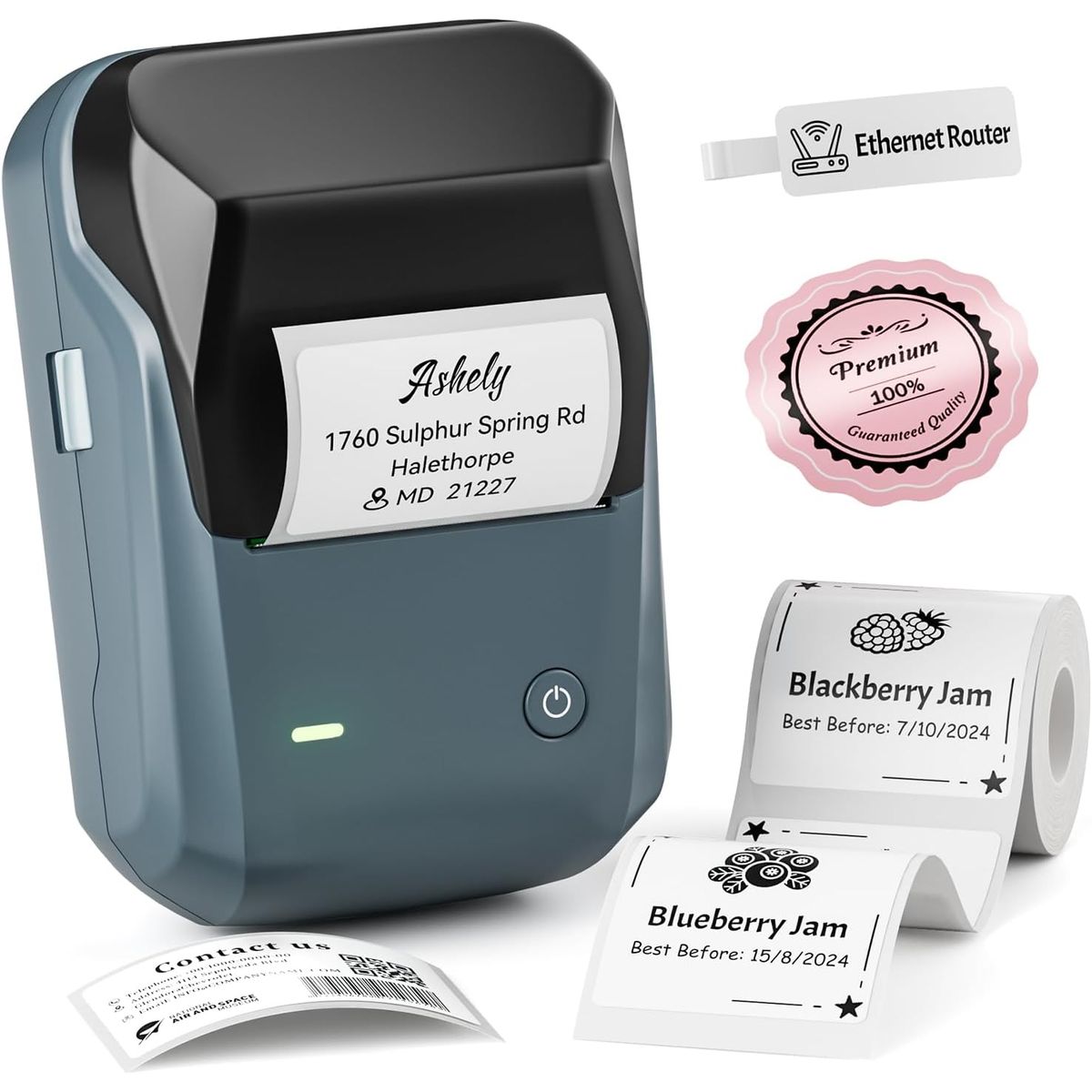 NIIMBOT - NIIMBOT Máquina de etiquetas B1 térmica Bluetooth