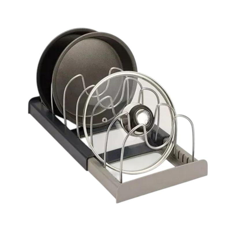 GENERICO - Organizador De Tapas Y Sartenes Ajustable Para Cocina