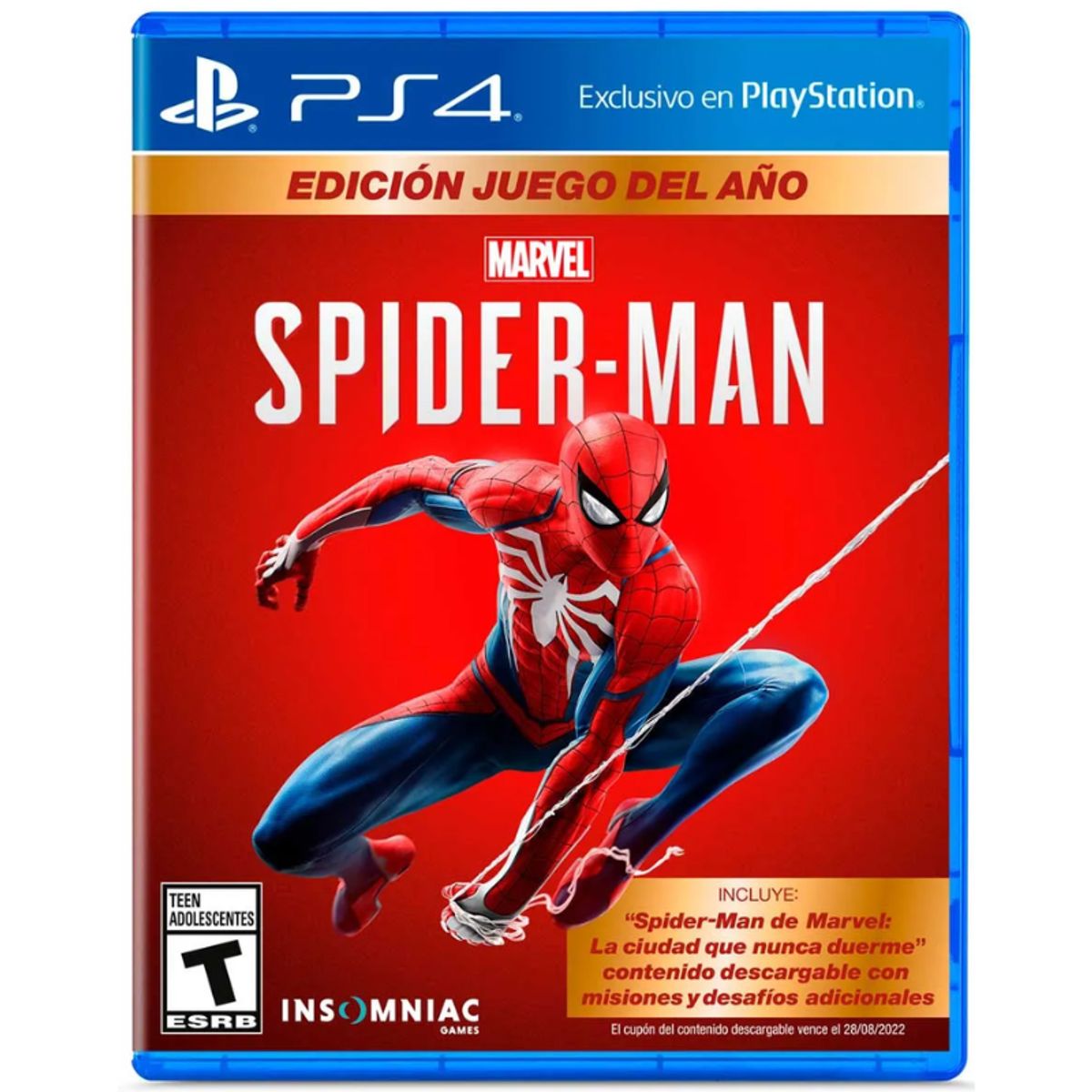 PLAYSTATION - Spider-Man Game of the Year Edition – Juego PS4 Playstation 4