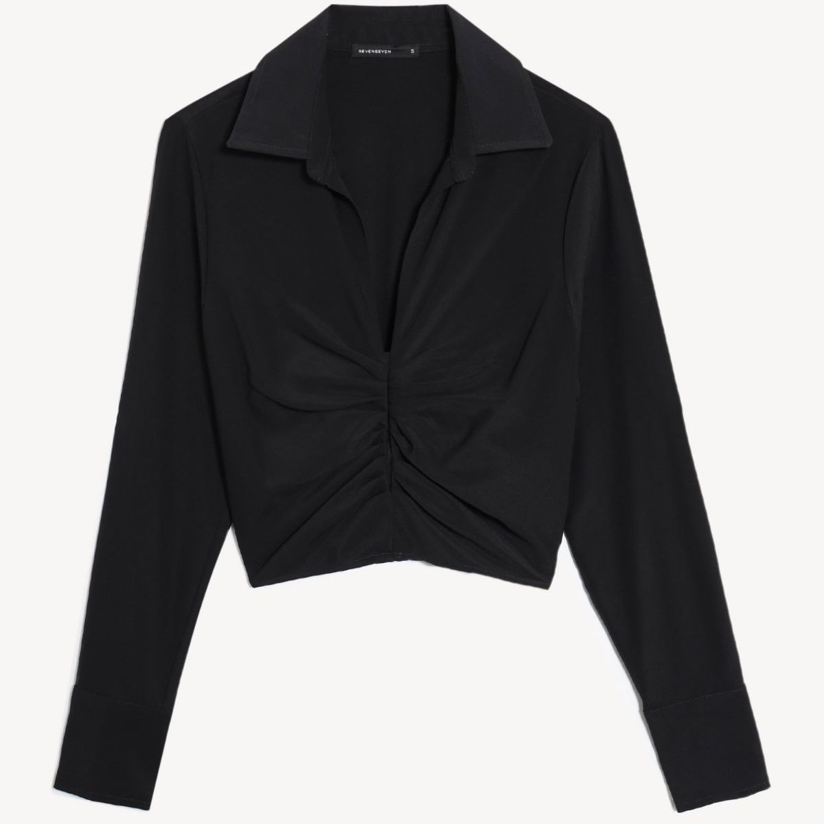 SEVEN SEVEN - Blusa Para Mujer Manga Larga Color Negro Marca Seven Seven #28124111