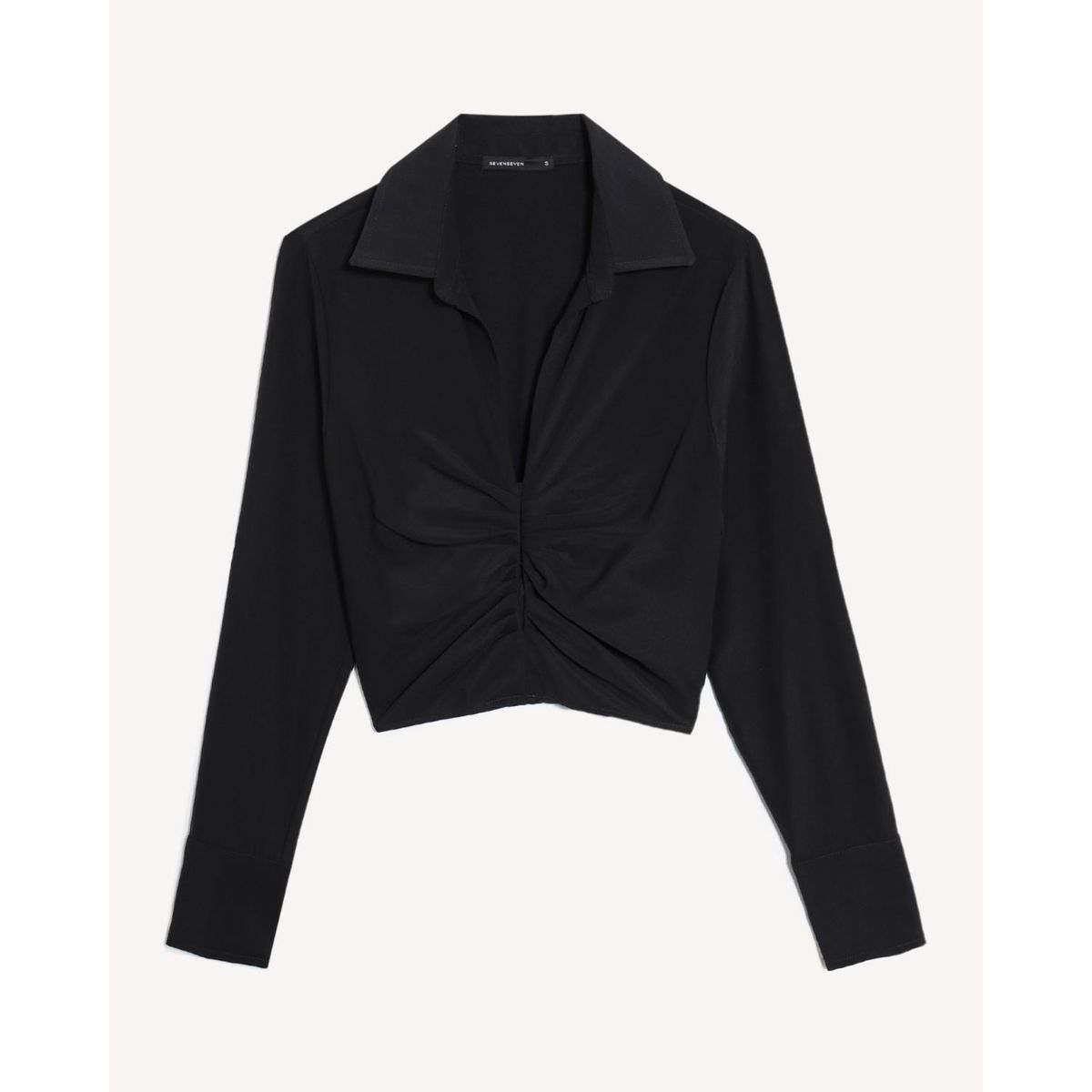 SEVEN SEVEN - Blusa Para Mujer Manga Larga Color Negro Marca Seven Seven #28124111