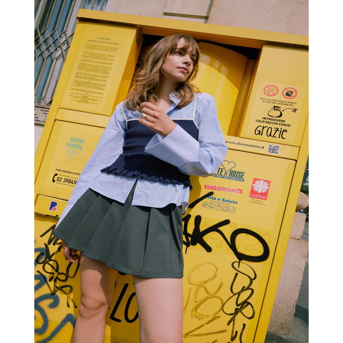 SEVEN SEVEN - Blusa Para Mujer Manga Larga Color Azul Marca Seven Seven #28124125