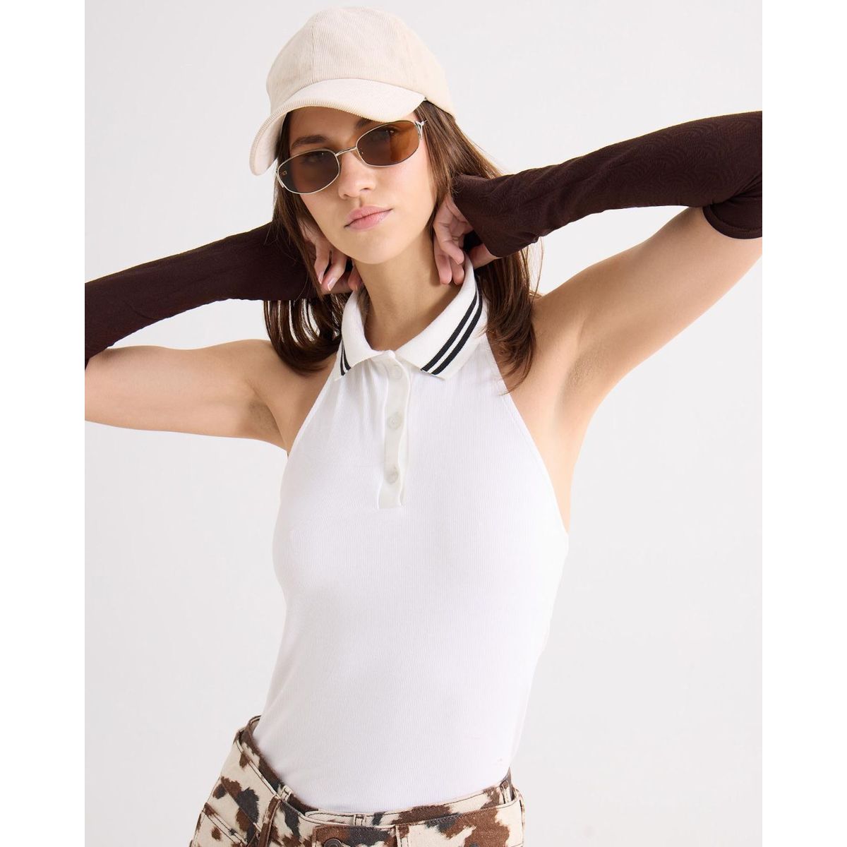 SEVEN SEVEN - Camiseta Para Mujer Manga Sisa Moda Color Blanco Marca Seven Seven #28096485