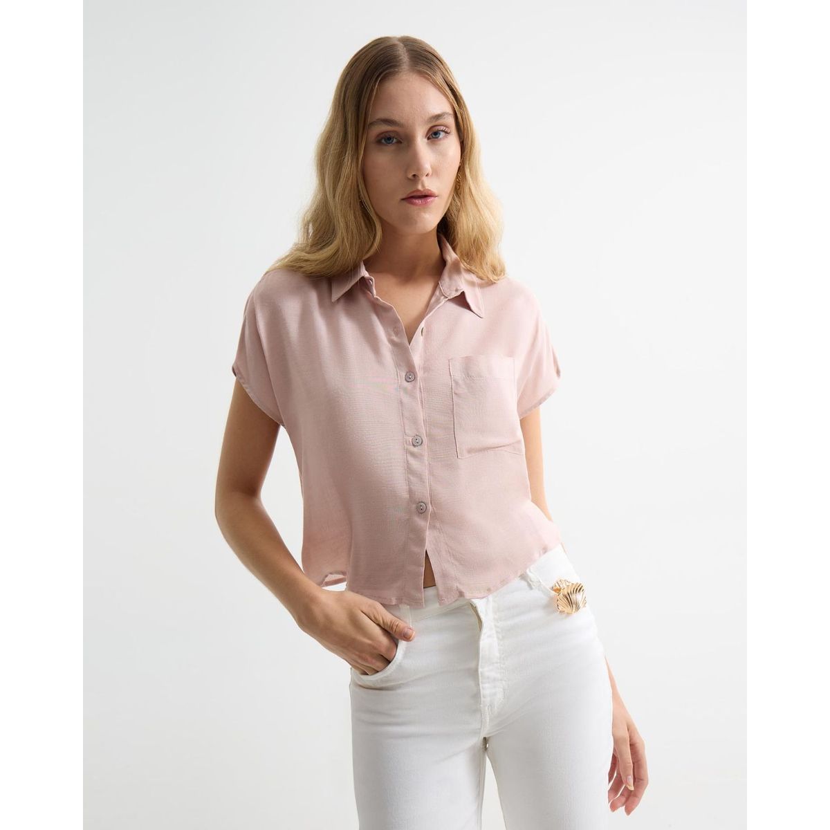 SEVEN SEVEN - Blusa Para Mujer Manga Corta Color Azul Marca Seven Seven #28124016