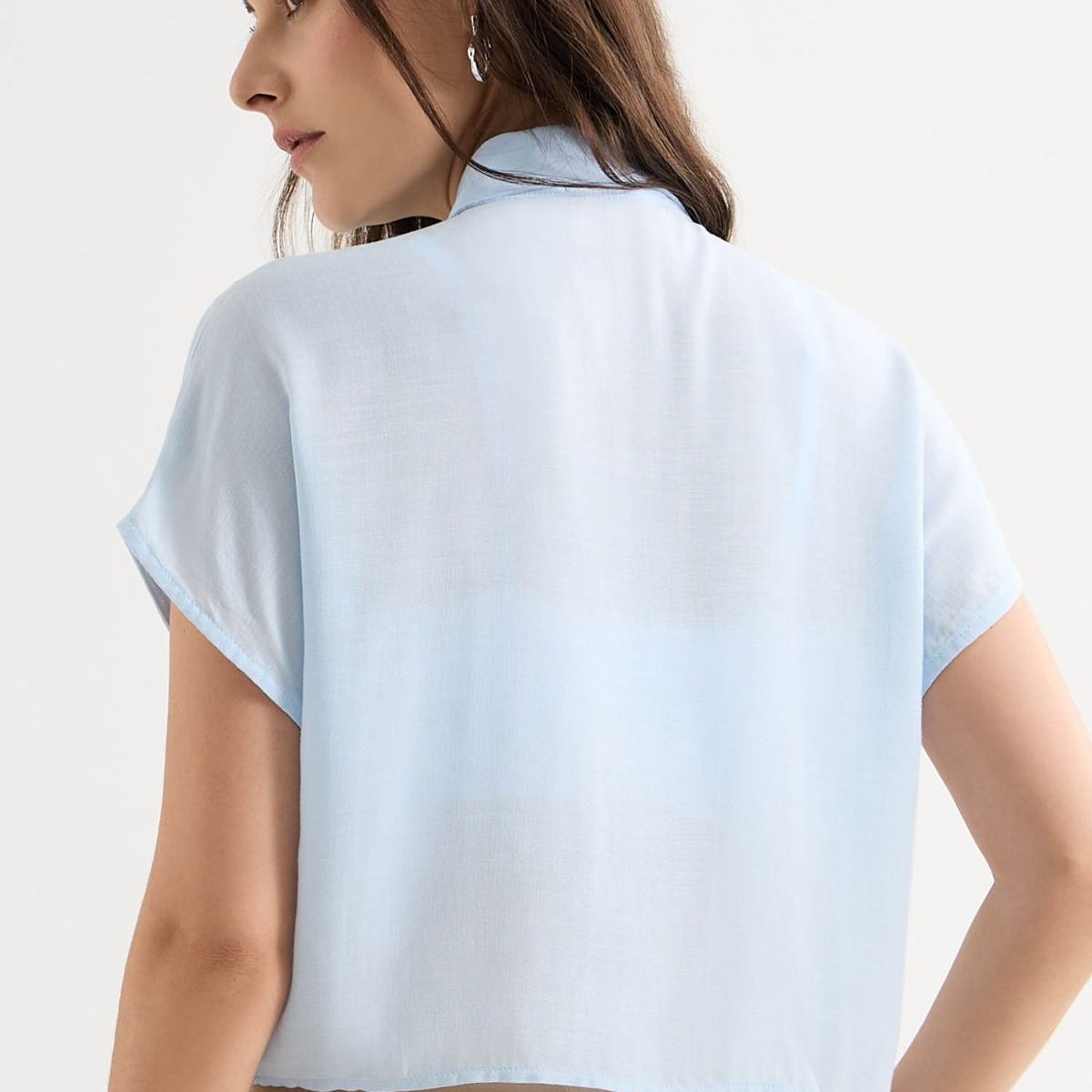 SEVEN SEVEN - Blusa Para Mujer Manga Corta Color Azul Marca Seven Seven #28124016