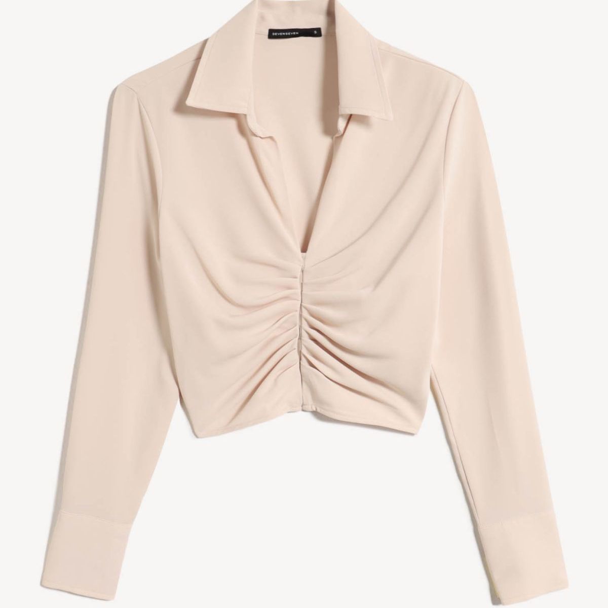 SEVEN SEVEN - Blusa Para Mujer Manga Larga Color Beige Marca Seven Seven #28124112