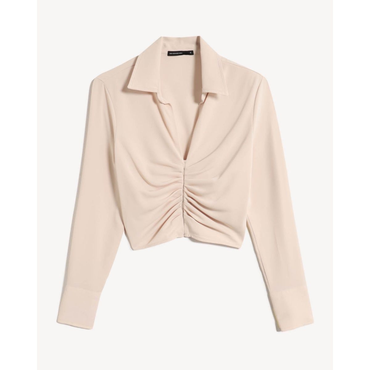 SEVEN SEVEN - Blusa Para Mujer Manga Larga Color Beige Marca Seven Seven #28124112