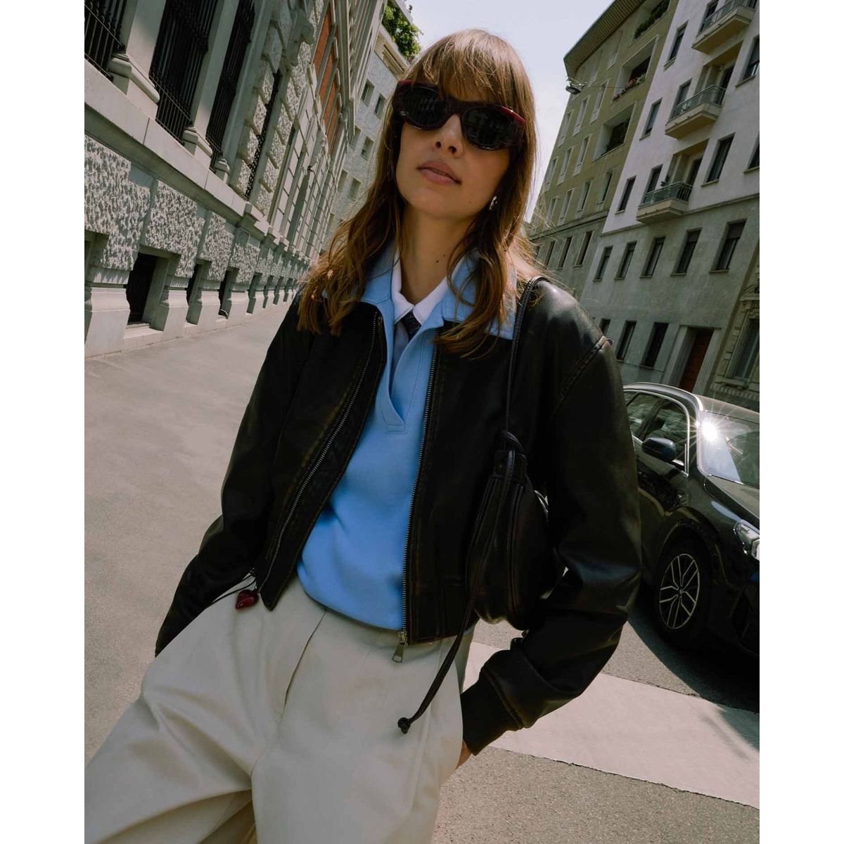 SEVEN SEVEN - Buzo Para Mujer Cuello V Color Azul Marca Seven Seven #28060463