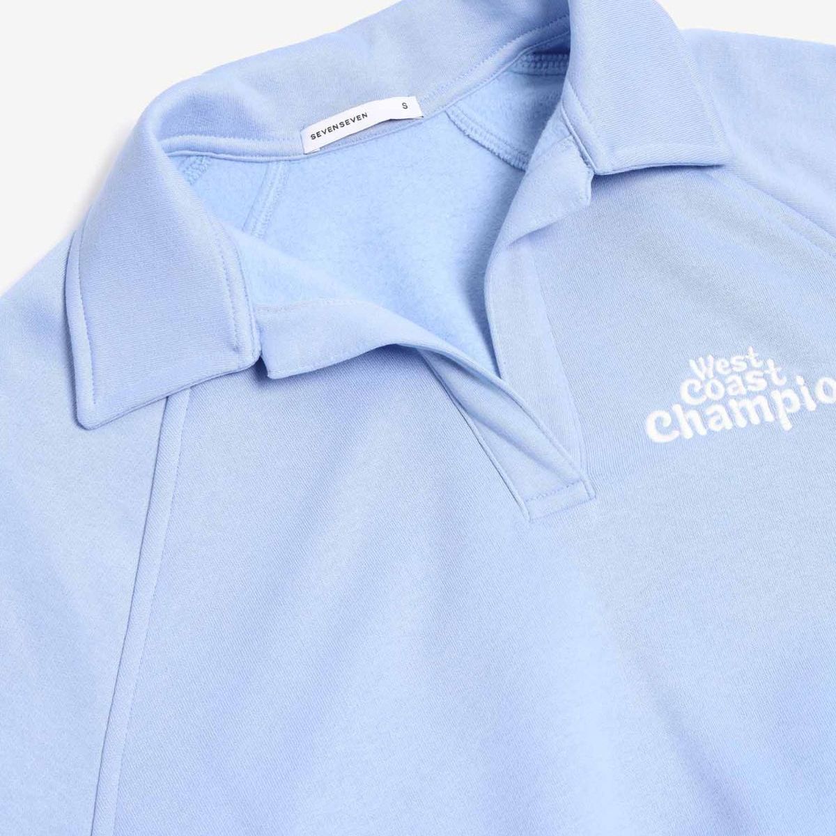 SEVEN SEVEN - Buzo Para Mujer Cuello V Color Azul Marca Seven Seven #28060463