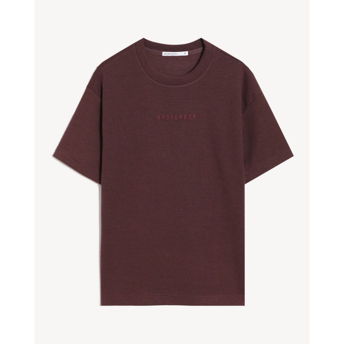 SEVEN SEVEN - Camiseta Para Hombre Manga Corta Cuello Redondo Color Café Marca Seven Seven #45092788