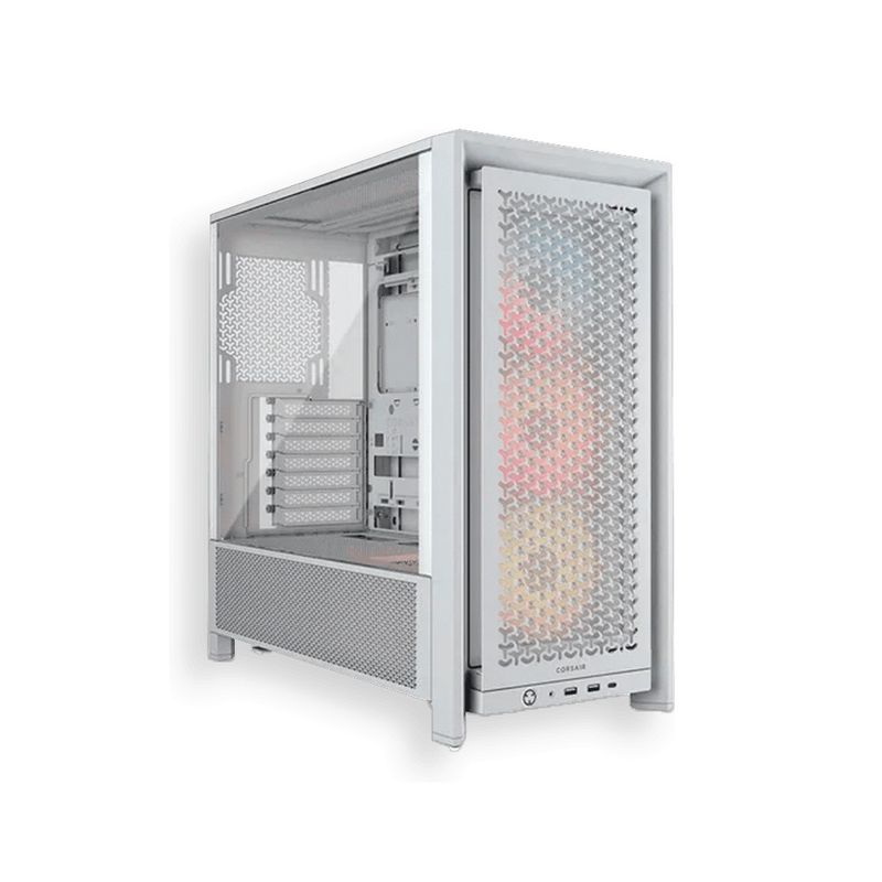 CORSAIR - Caja Corsair 4000d Frame Rs V.T. + 3 Argb Blanca