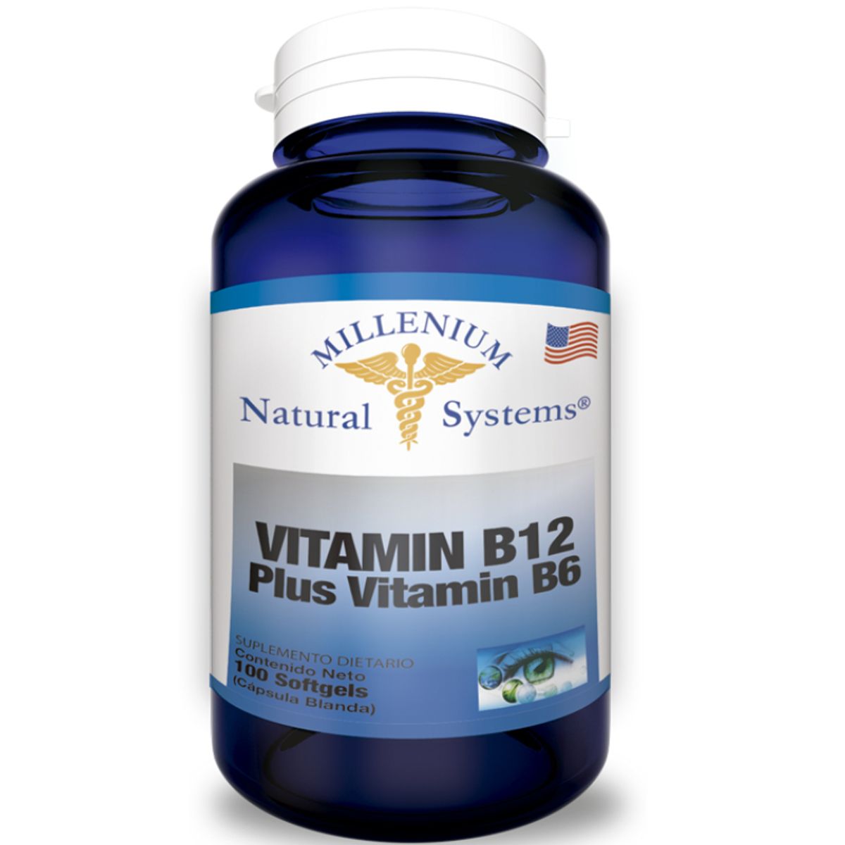 NATURAL SYSTEM - VITAMINA B12 + VITAMINA  B6 X 100 SOFTGLES